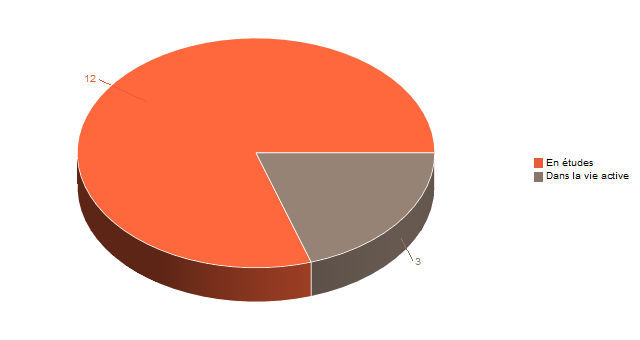 Pie chart of V1SituationAgr