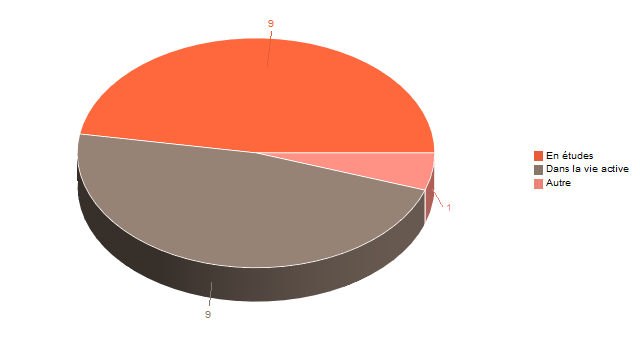 Pie chart of V1SituationAgr