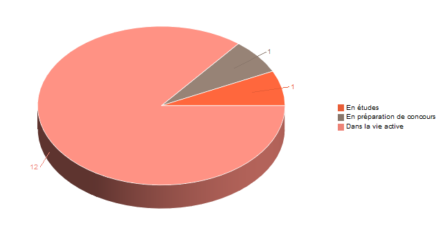 Pie chart of V1SituationAgr