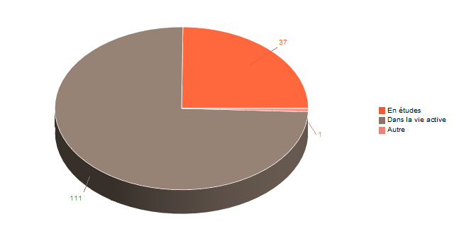 Pie chart of V1SituationAgr