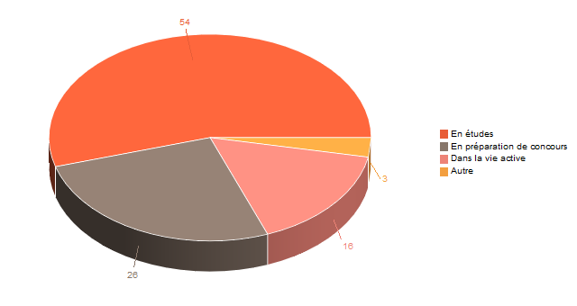 Pie chart of V1SituationAgr