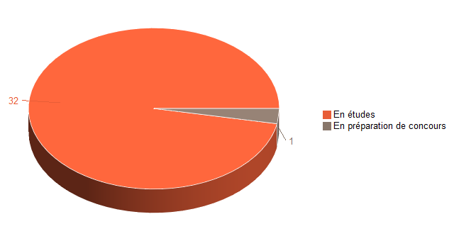 Pie chart of V1SituationAgrR