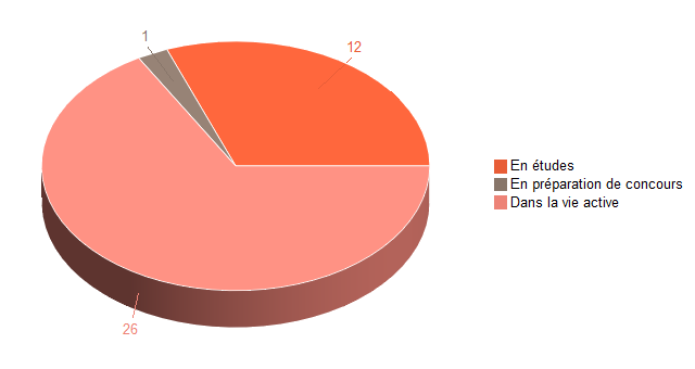 Pie chart of V1SituationAgrR