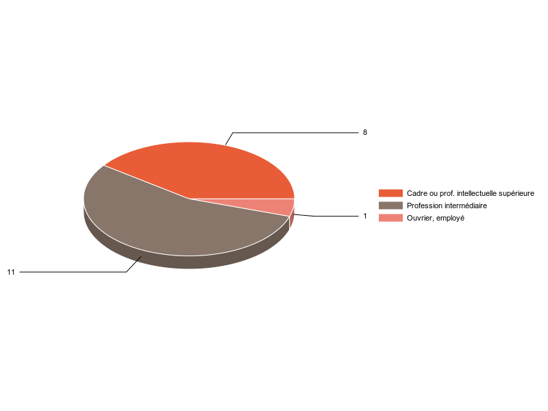 PIE3D chart of V2CS